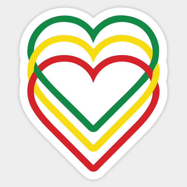 A love for a country Ethiopia Sticker by Ethiopian Unique Art Store